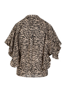 Bloes met wijde mouwen in zebraprint - Coster Copenhagen (252-1268)