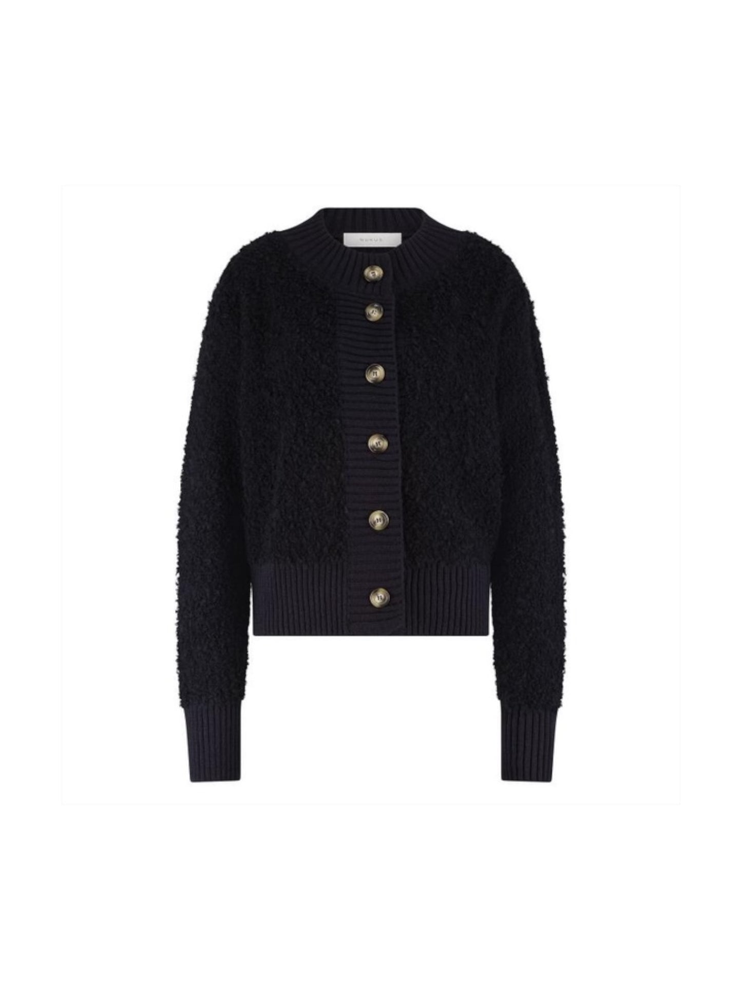 Nukus - KAYLE blauwe gilet met knopen