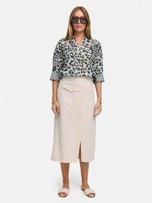 Catnoir - rok lyocell beige