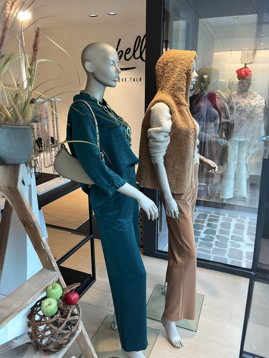 PIPA broek shiny green - Lalotti