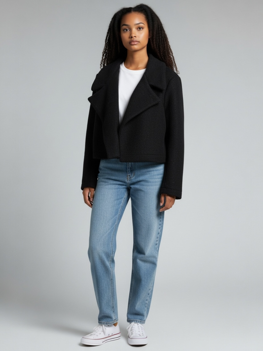 Kort jasje zwart FARAH