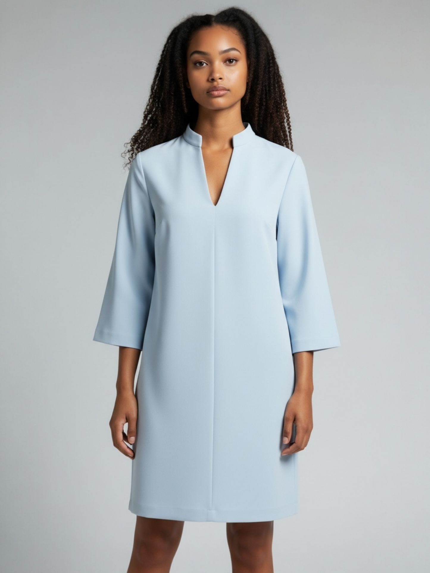 Kleed JANELLE lichtblauw (S1513KD) - Senso