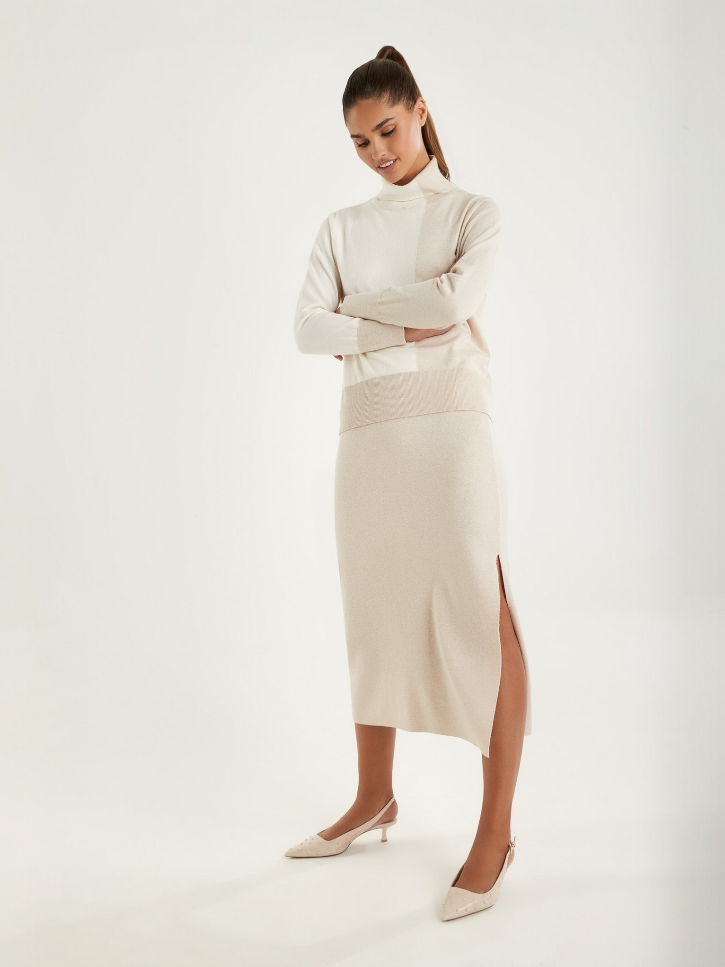 Rok DORTHEA beige - Senso