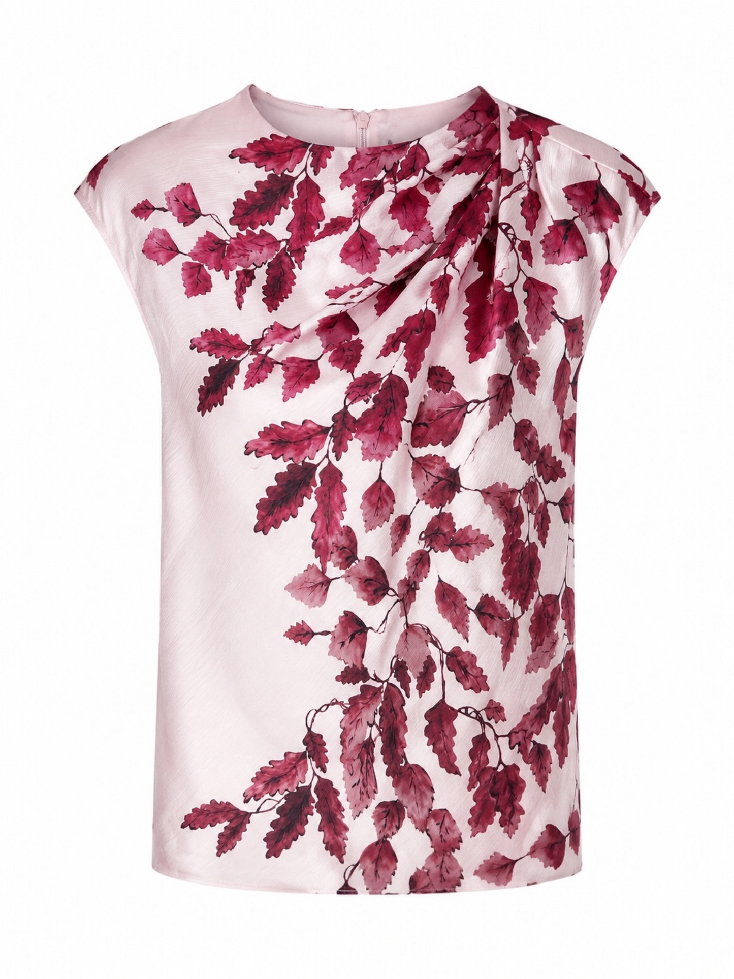 Ted Baker - top/bloes met bladmotief rood