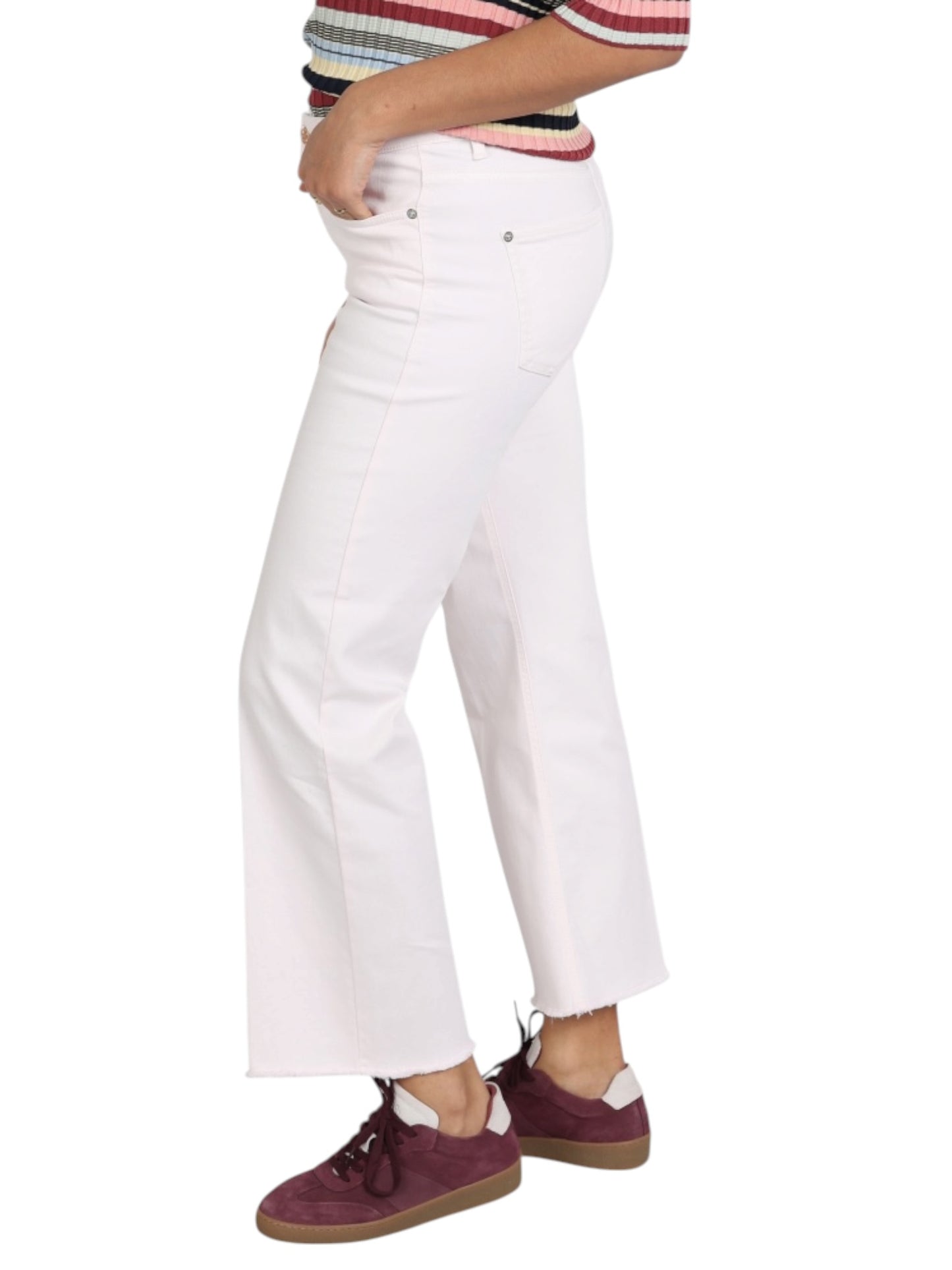 CAMBIO - JEANS FRANCESCA - Flared Jeans - rosa