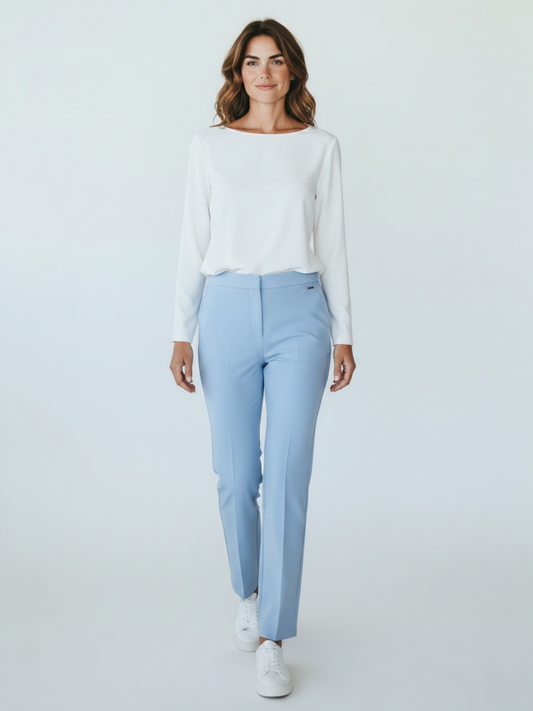 Lichtblauwe broek BETTY - Blue Bay