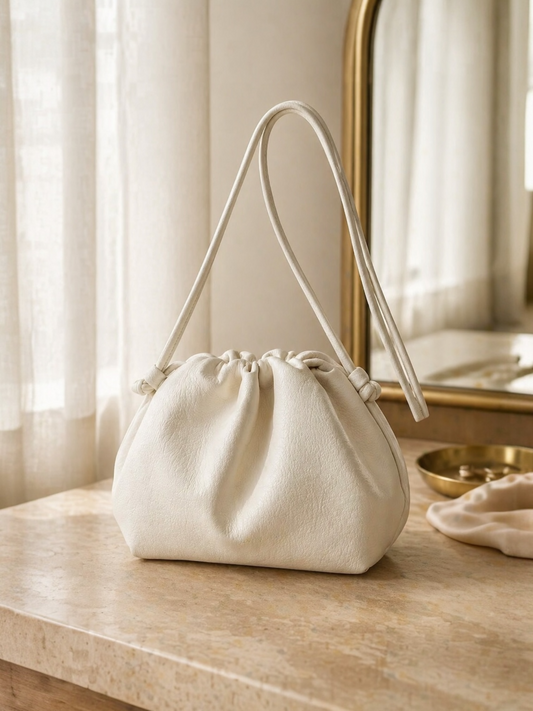 Clutch LEONOR gebroken wit - Xandres