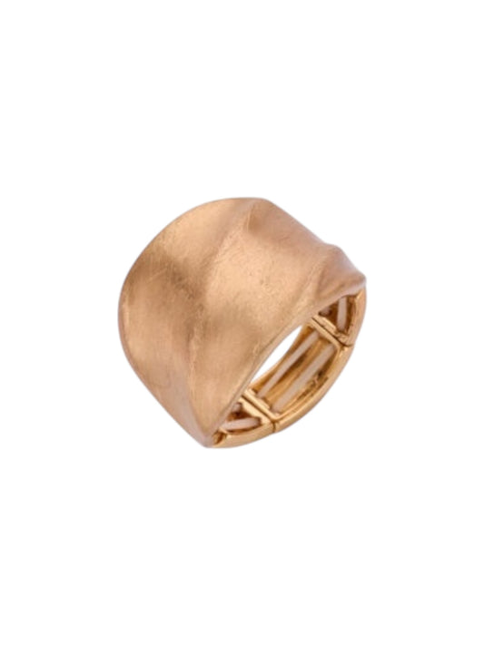 Les Cordes - BRI6 ring goudkleurig mat