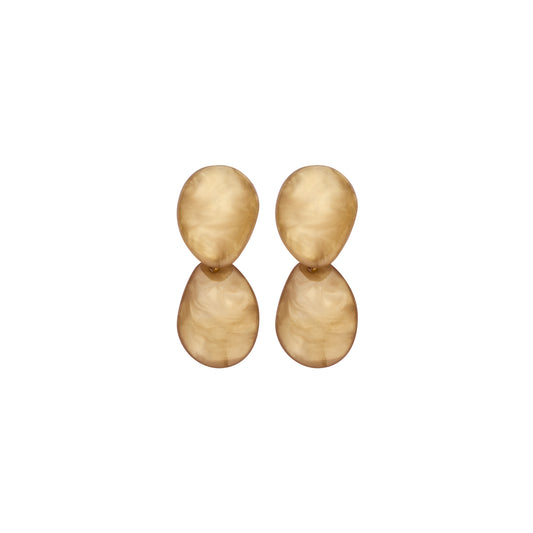 Les Cordes - oorbellen KOB40 beige