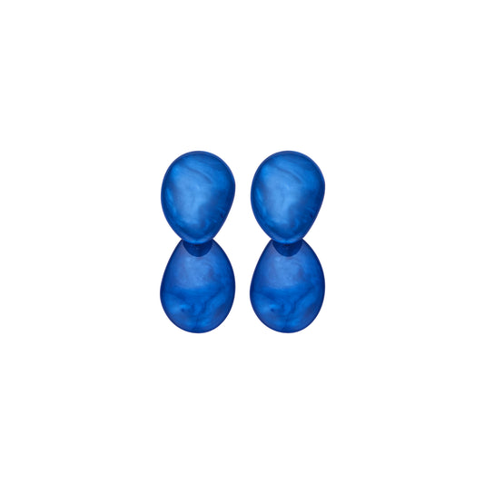 Les Cordes - oorbellen KOB40 licht blauw