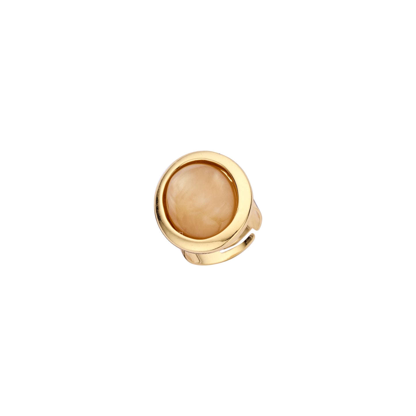 Les Cordes - aanpasbare ring KRI17 beige