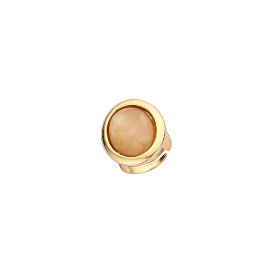Les Cordes - aanpasbare ring KRI17 beige