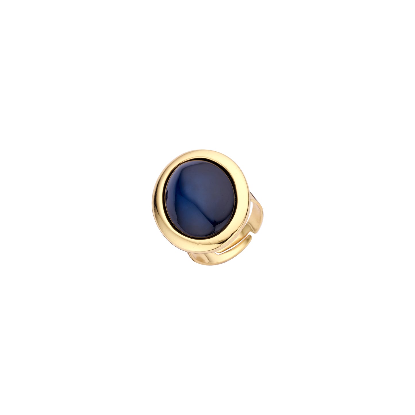 Les Cordes - aanpasbare ring KRI17 donkerblauw