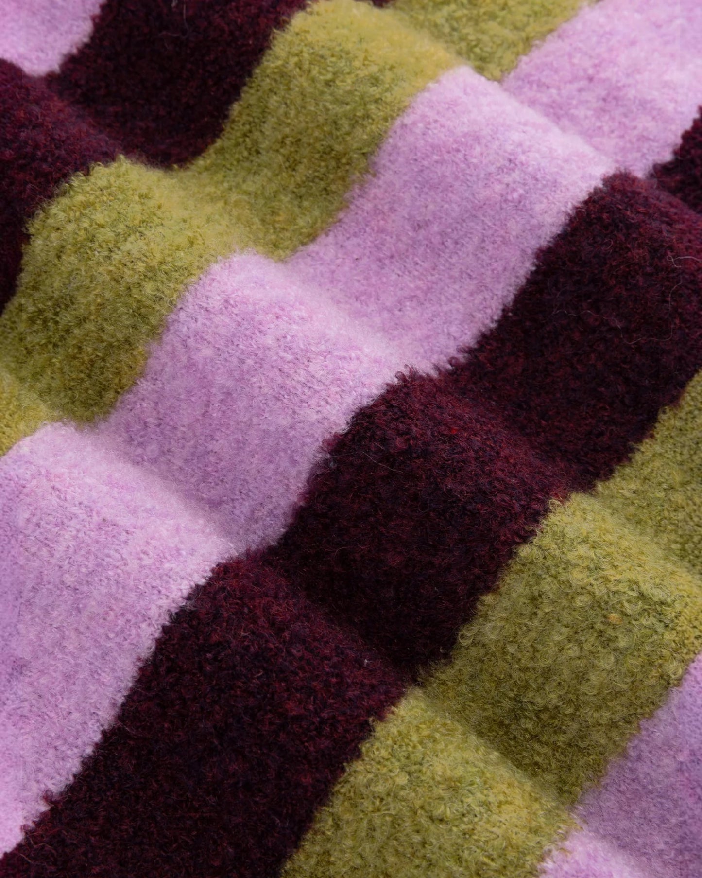 Ydence Knitted Sweater Aurora aubergine gestreept