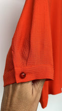 Afbeelding in Gallery-weergave laden, Soepelvallende bloes pofmouwen oranje Xandres ( HOLIS)
