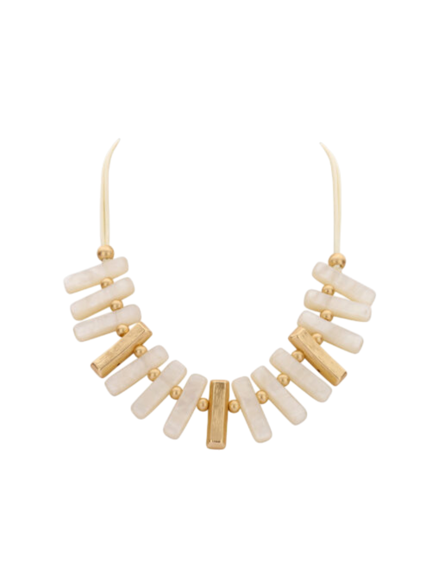 Les Cordes - halsketting KONNOR ecru