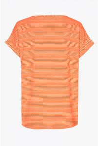 Oranje t-shirt met strepen Xandres ( Veronas)