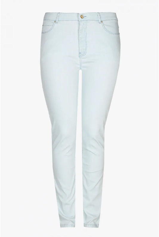 Stretch broek met jeanslook lichtblauw Xandres ( Princess)
