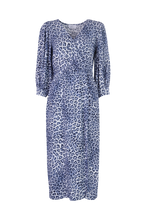 Afbeelding in Gallery-weergave laden, Kleedje Diana Leopard Blue van Heartmind
