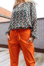 Afbeelding in Gallery-weergave laden, Oranje comfort broek Raffaello Rossi ( Cynthia O)

