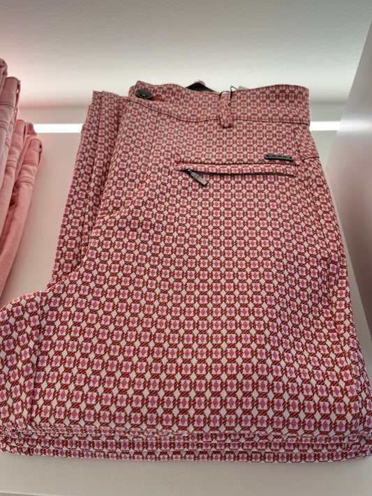 Geruite broek 7/8 model met rits onderaan C-RO ( Lina)