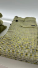 Afbeelding in Gallery-weergave laden, Geruite broek kakki-groen met rits onderaan C-RO ( Lina)
